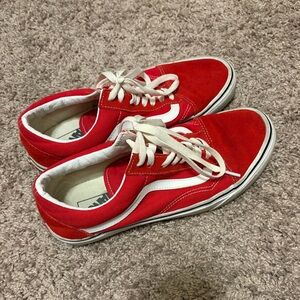 Red Vans Old Skool